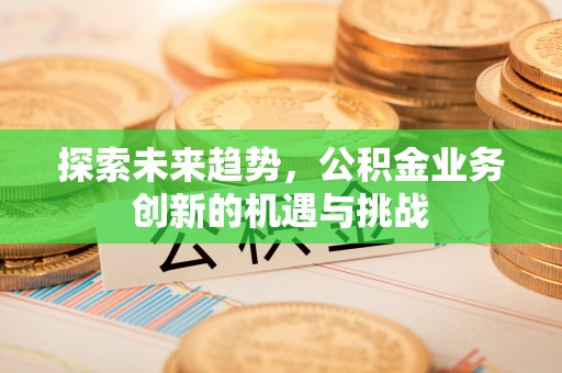 海城探索未来趋势，公积金业务创新的机遇与挑战