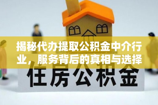海城揭秘代办提取公积金中介行业，服务背后的真相与选择指南