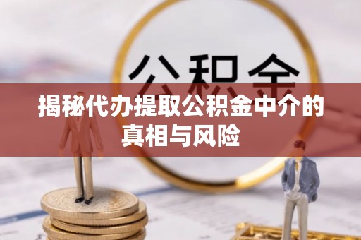 海城揭秘代办提取公积金中介的真相与风险