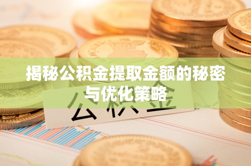海城揭秘公积金提取金额的秘密与优化策略