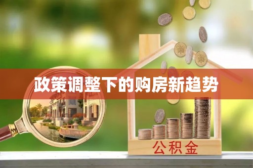 海城政策调整下的购房新趋势