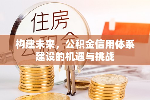 海城构建未来，公积金信用体系建设的机遇与挑战
