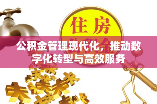 海城公积金管理现代化，推动数字化转型与高效服务