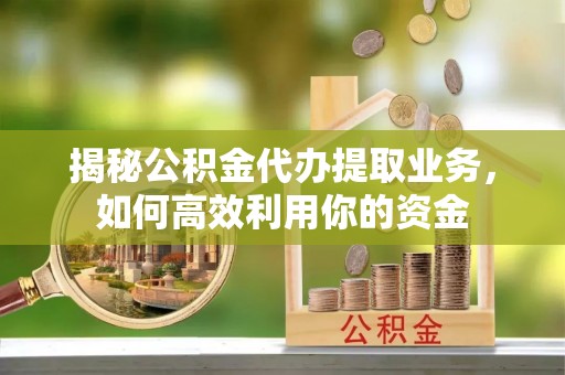海城揭秘公积金代办提取业务，如何高效利用你的资金