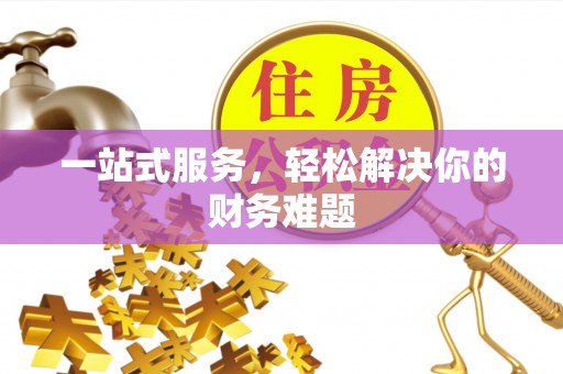 海城一站式服务，轻松解决你的财务难题
